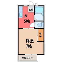 福正ハイツＦの物件間取画像